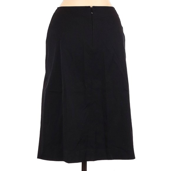 Halogen Dresses & Skirts - Halogen Business Casual Skirt Size 2 Black Microfiber Midi